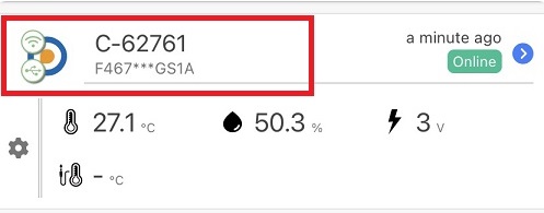 Bấm vào thiết bị để vào cài đặt chi tiết
