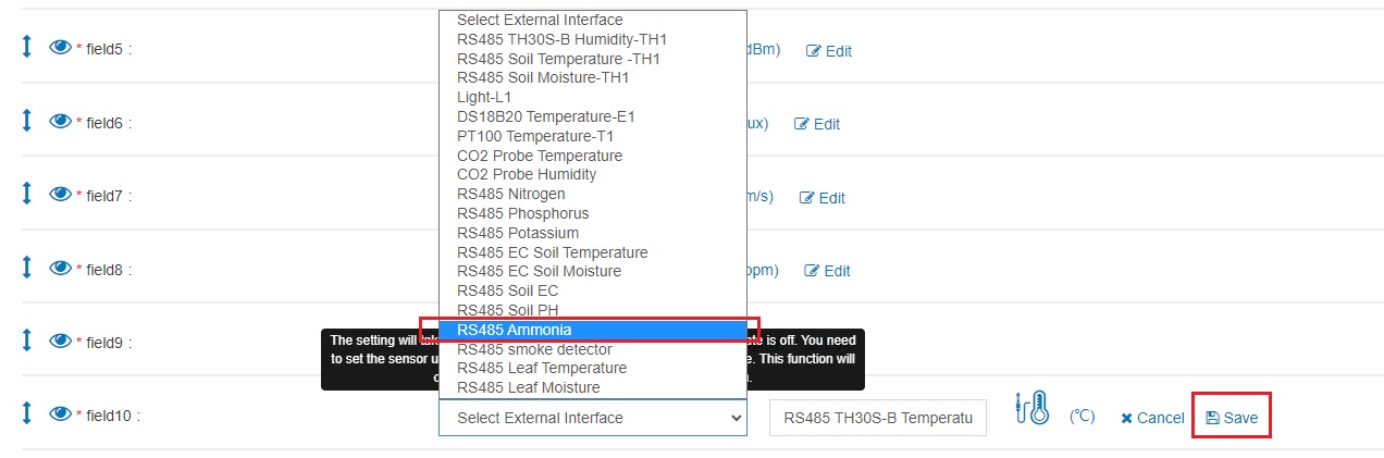Chọn đúng tên cảm biến khí