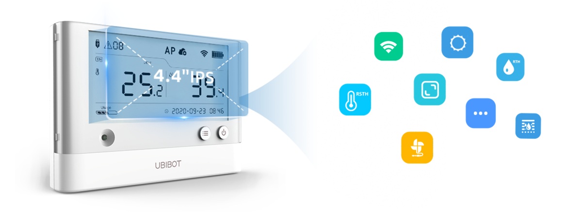 WS1 Pro-L sở hữu màn hình 4.4inch thể hiện đầy đủ thông số giá trị đo