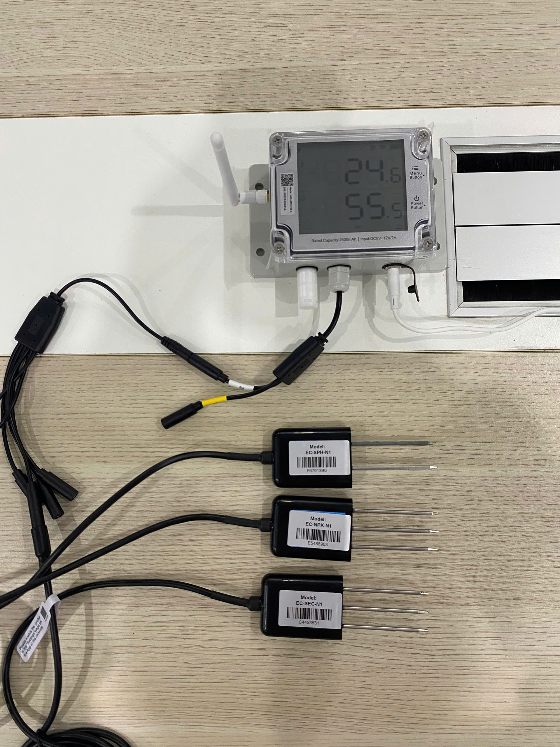 GS3-AETH1RS-S cho phép kết nối nhiều cảm biến RS485 cùng lúc