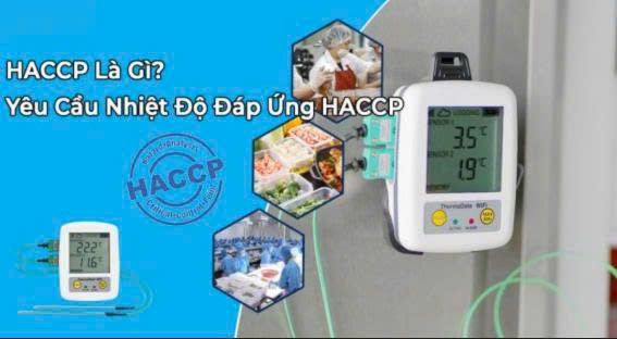 Giám sát nhiệt độ theo tiêu chuẩn HACCP