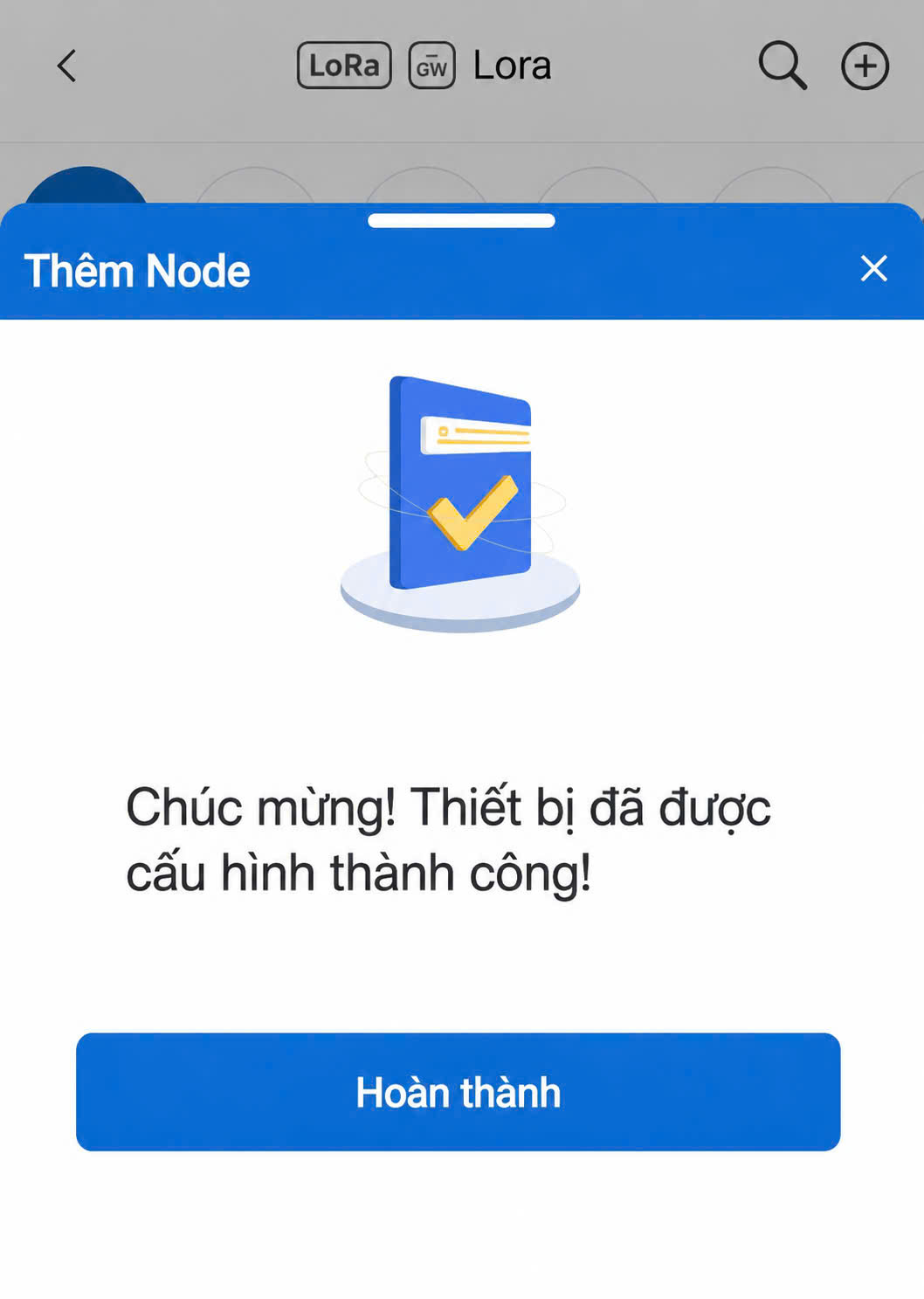 Bấm ''Hoàn thành'' để hoàn tất việc cài đặt