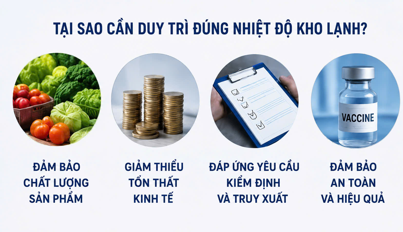 Tại sao cần duy trì đúng nhiệt độ kho lạnh