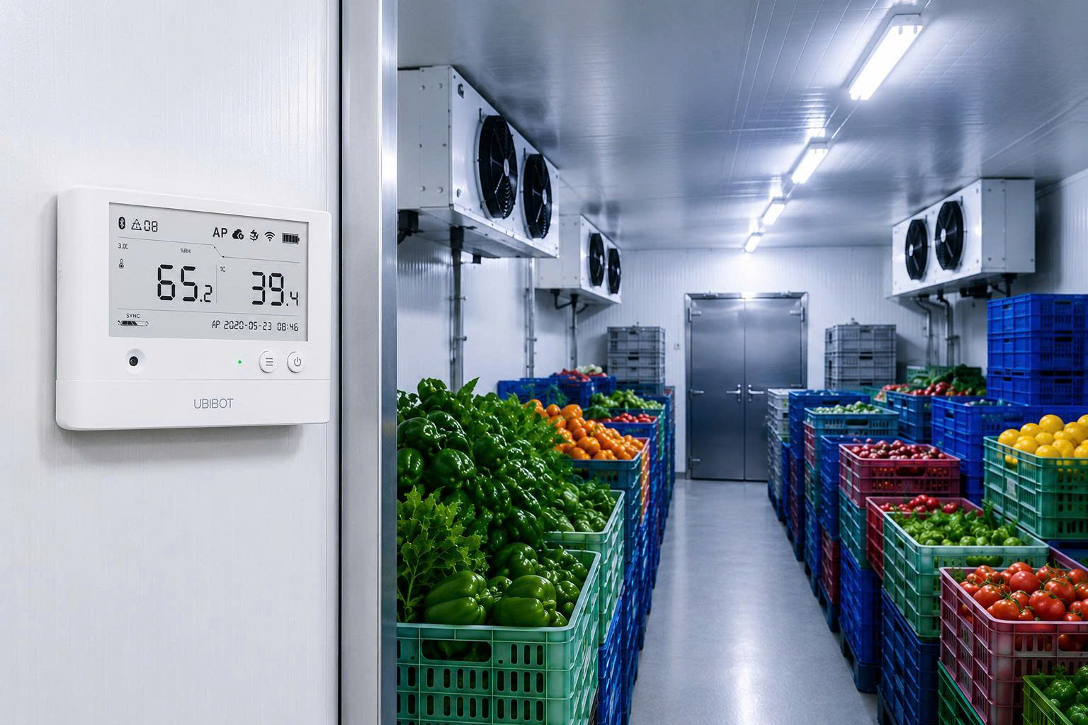Giám sát nhiệt độ và độ ẩm từ xa cho kho thực phẩm