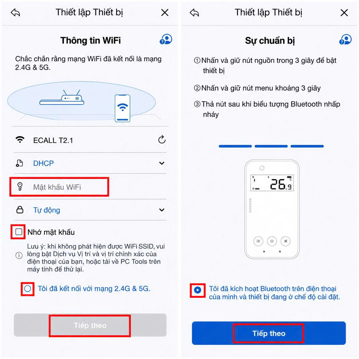 Kết nối wifi